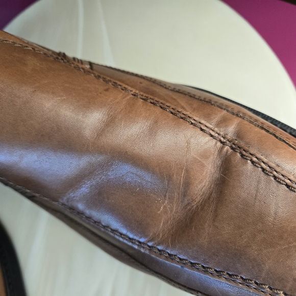 Men's Brown Leather Loafers - Picture 6 of 12